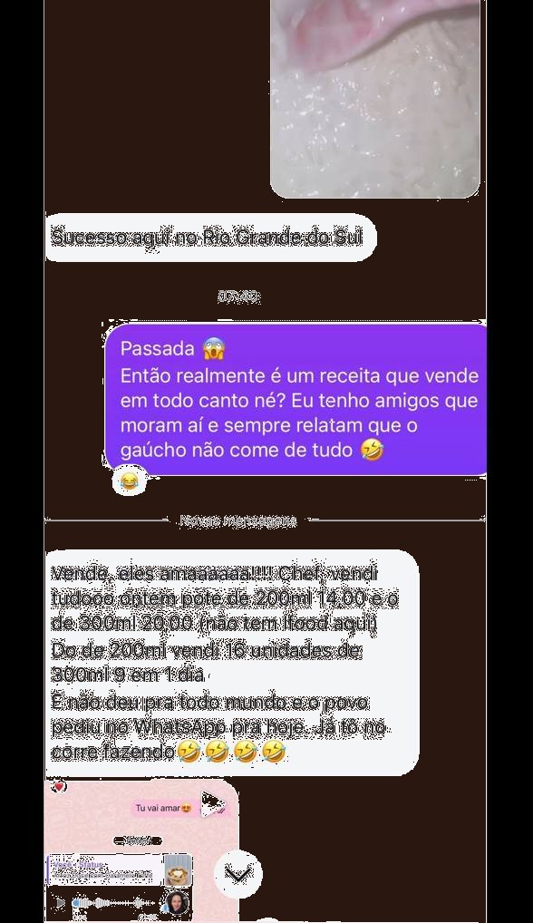 Depoimento Lívya Kelly sobre vendas de arroz doce